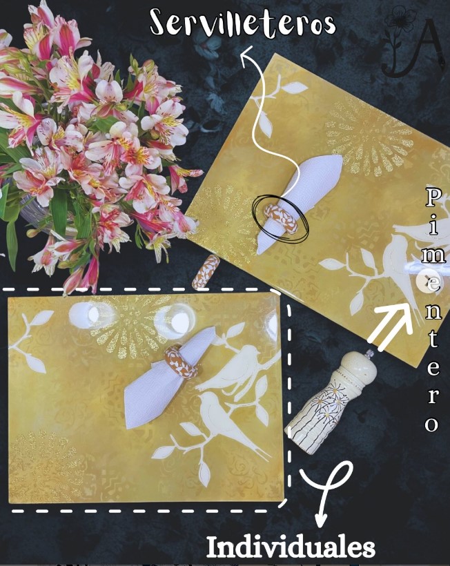 Servilleteros Flores